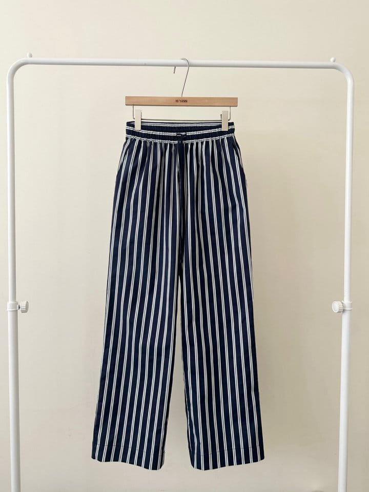 Hiyann - Korean Women Fashion - #womensfashion - Marine Pants - 4