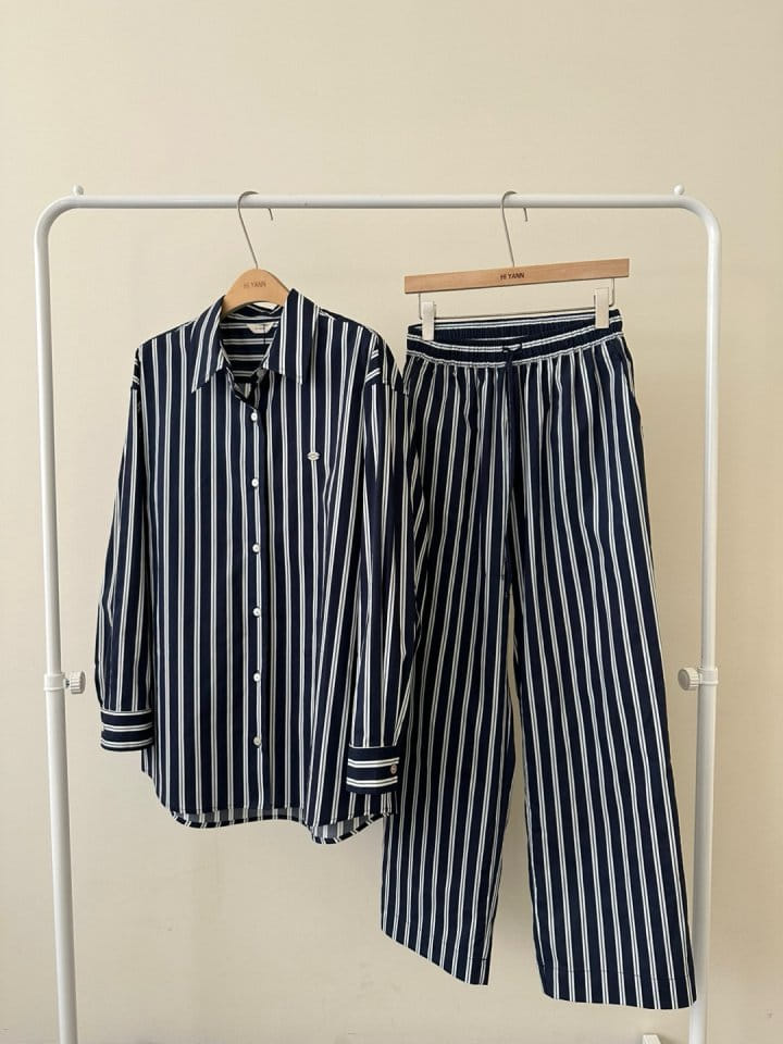 Hiyann - Korean Women Fashion - #momslook - Marine Pants - 8