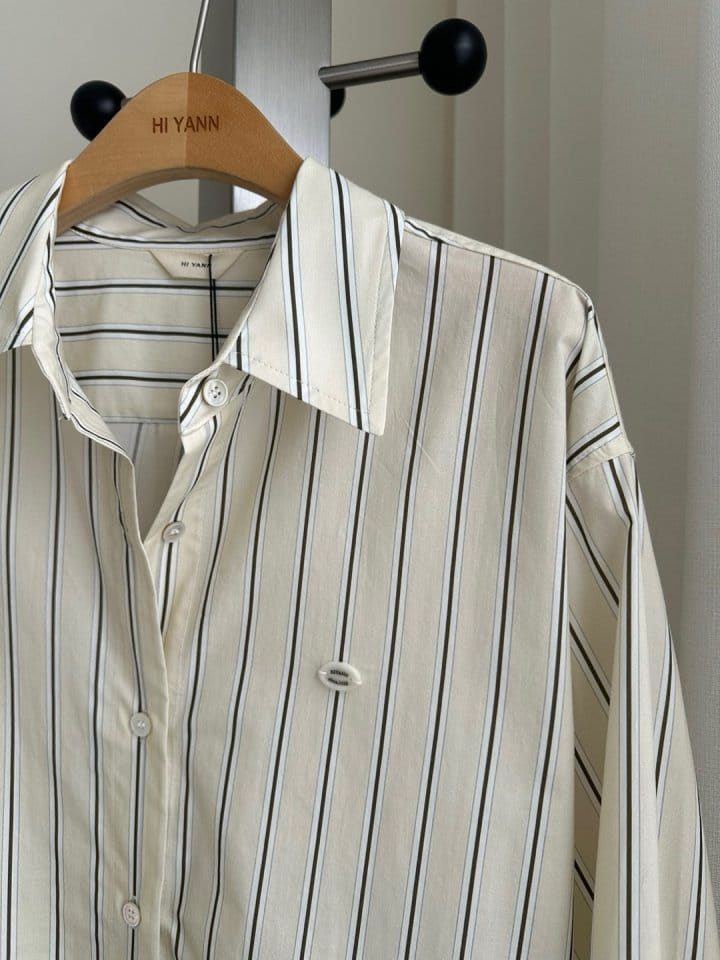 Hiyann - Korean Women Fashion - #womensfashion - Marine Shirt - 3