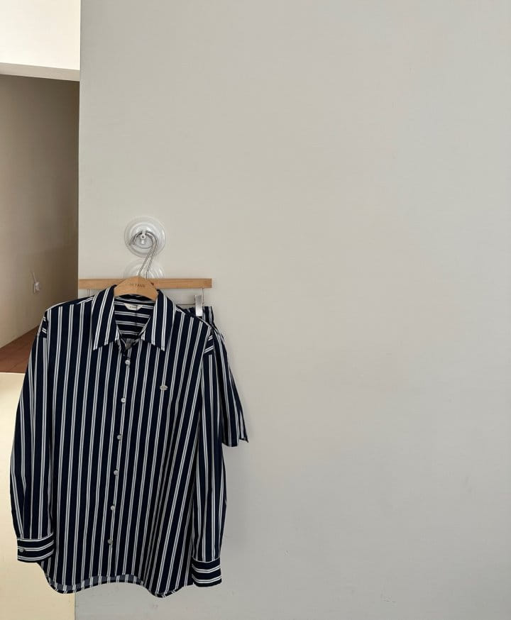 Hiyann - Korean Women Fashion - #womensfashion - Marine Shirt - 7