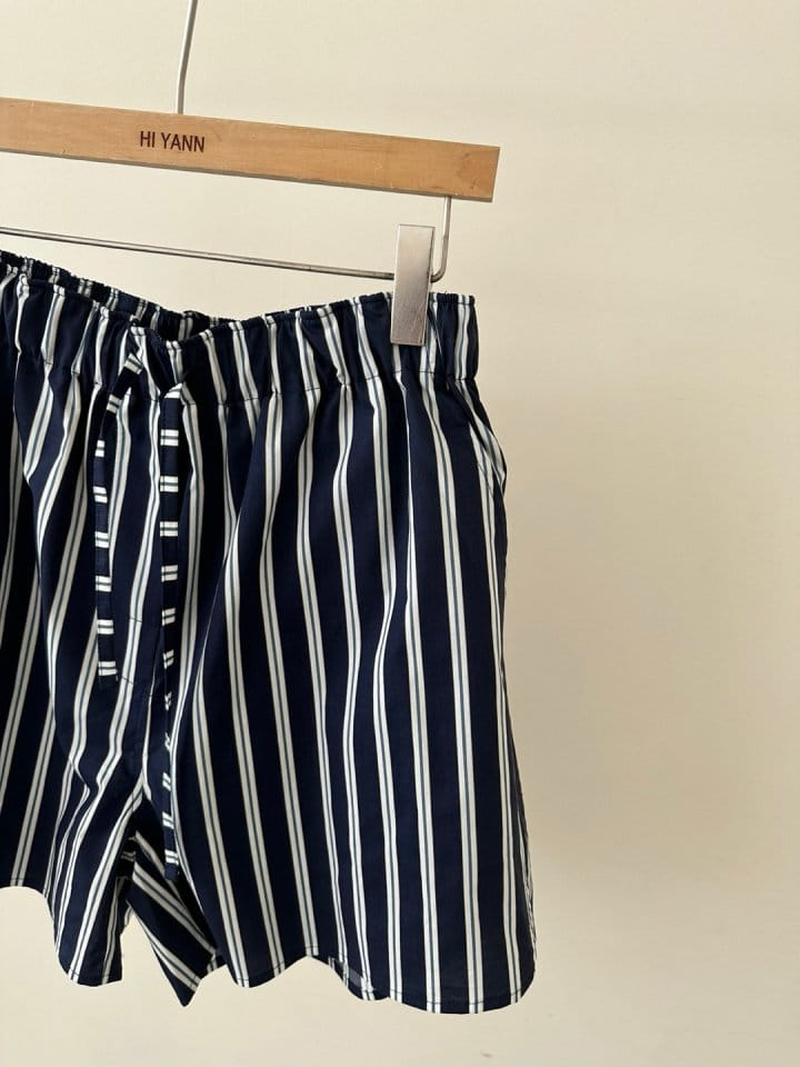 Hiyann - Korean Women Fashion - #womensfashion - Marine Shorts - 6