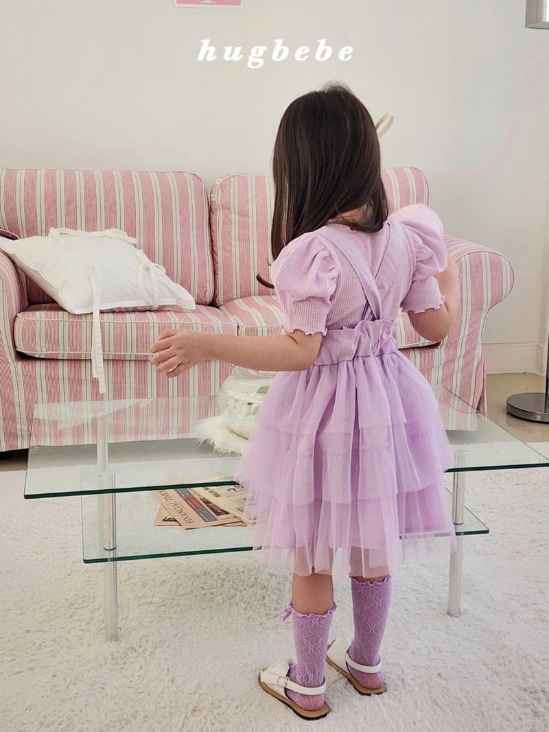 Hug Bebe - Korean Children Fashion - #prettylittlegirls - Cat 3 Layered Kan Kan One-Piece - 11