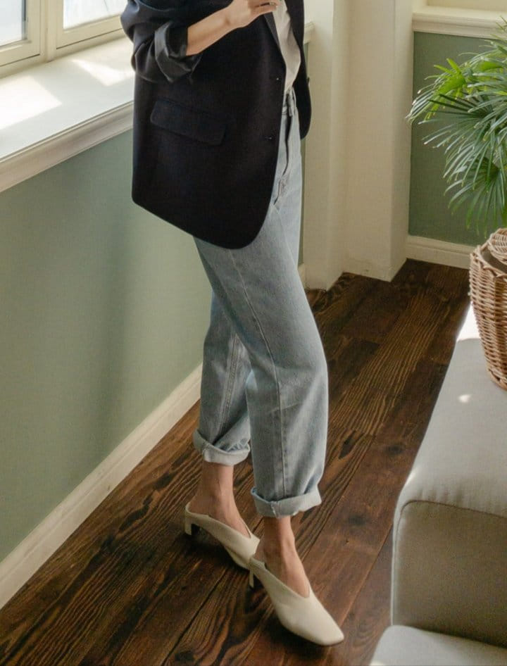 I'm here - Korean Women Fashion - #romanticstyle - 835 Echo Salt Crop Denim Pants - 3