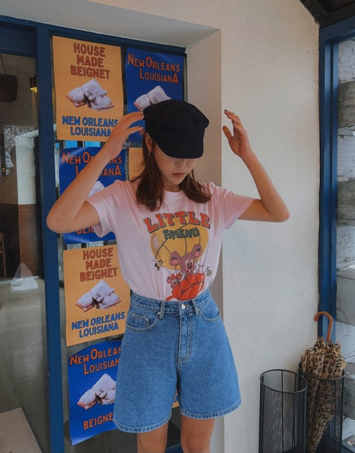 I'm here - Korean Women Fashion - #shopsmall - 316 Denim Shorts - 5