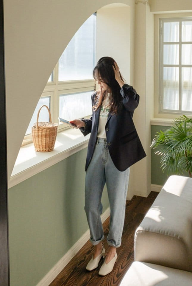 I'm here - Korean Women Fashion - #thelittlethings - 835 Echo Salt Crop Denim Pants - 6