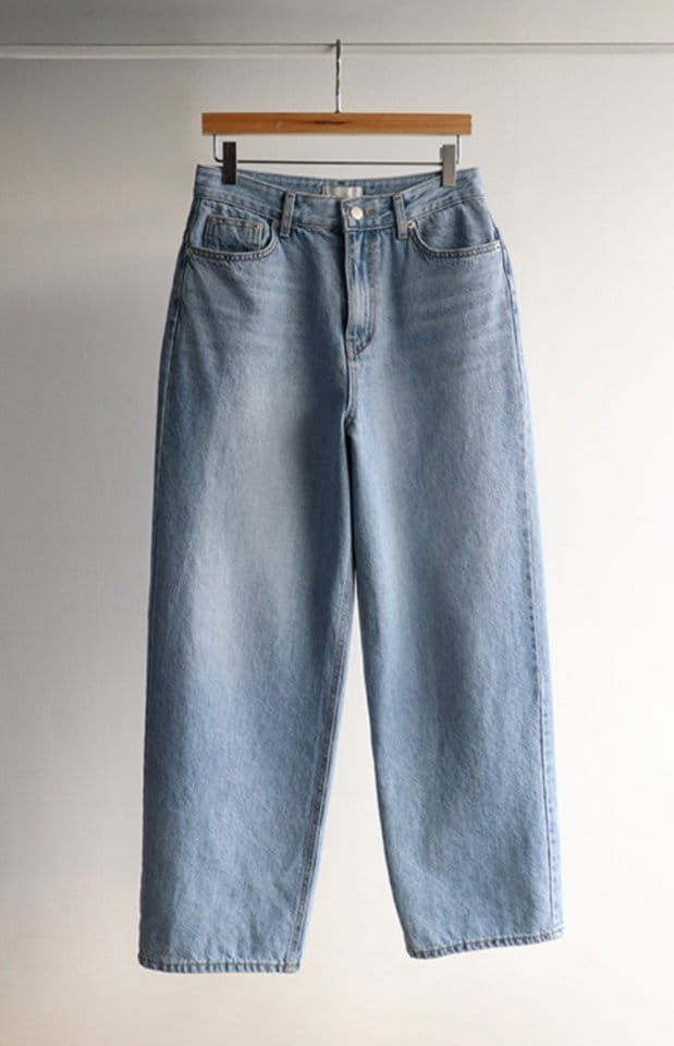 I'm here - Korean Women Fashion - #thelittlethings - 829 Unick Wide Denim Pants - 5