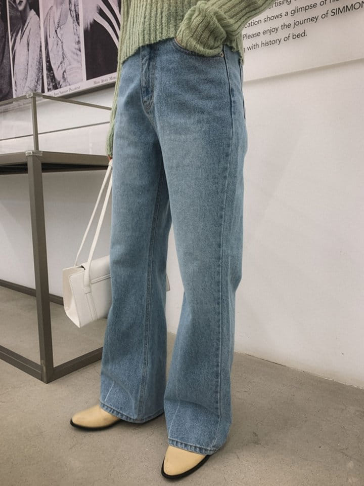 I'm here - Korean Women Fashion - #womensfashion - 838 Rejigi Boots Cut Denim Pants - 10