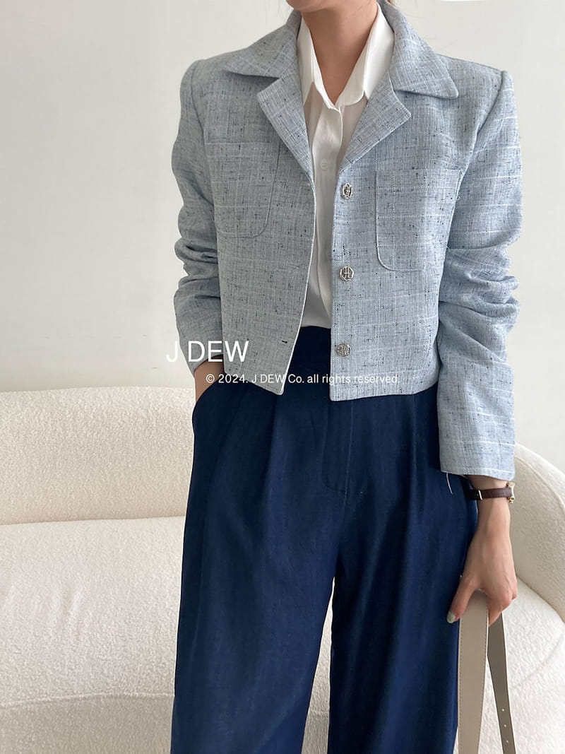 J dew - Korean Women Fashion - #momslook - TT Tweed Jacket - 2