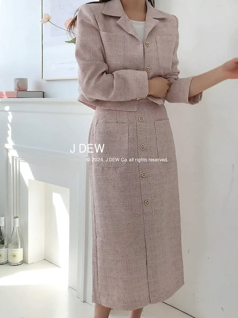 J dew - Korean Women Fashion - #womensfashion - TT Tweed Jacket - 4