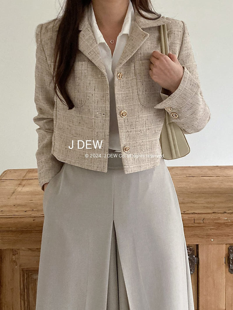 J dew - Korean Women Fashion - #momslook - TT Tweed Jacket - 8