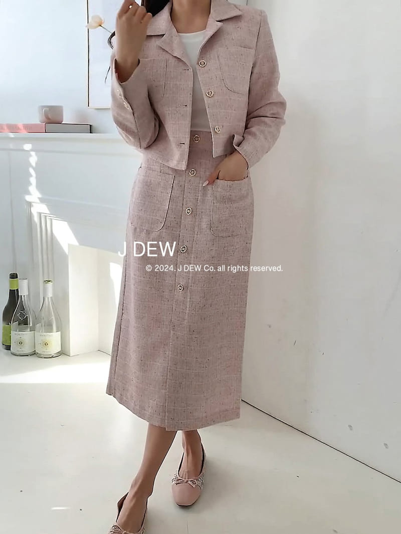 J dew - Korean Women Fashion - #womensfashion - TT Tweed Jacket - 7