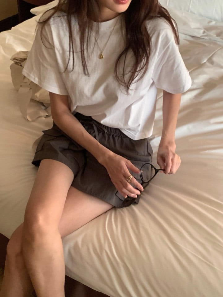 Jeiin - Korean Women Fashion - #momslook - Slit Tee - 7