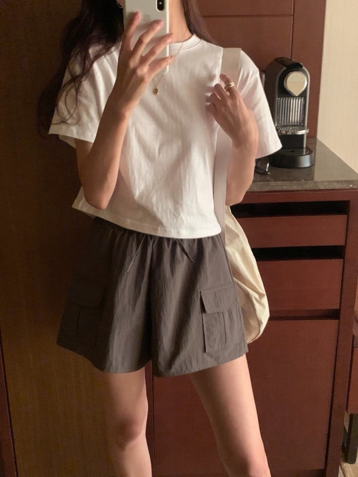 Jeiin - Korean Women Fashion - #momslook - Slit Tee - 9