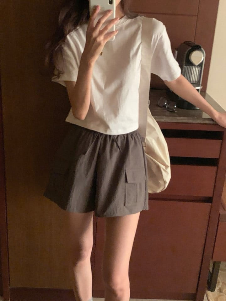 Jeiin - Korean Women Fashion - #womensfashion - Slit Tee - 10
