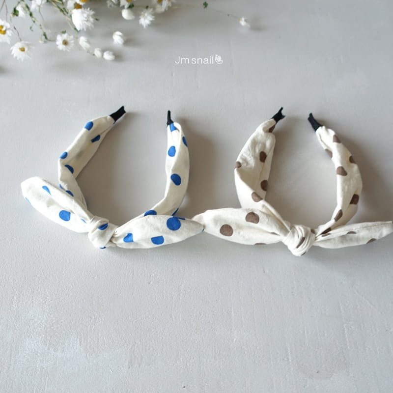 Jm Snail - Korean Children Fashion - #Kfashion4kids - Dot Ribbon Hair Band