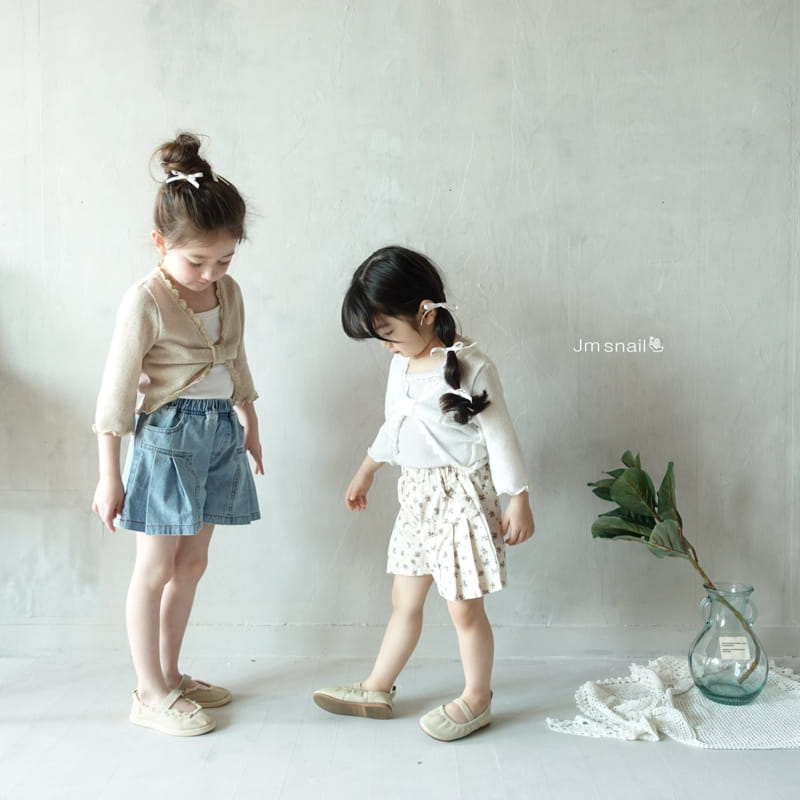 Jm Snail - Korean Children Fashion - #Kfashion4kids - Lace Rib Sleeveless Tee - 8
