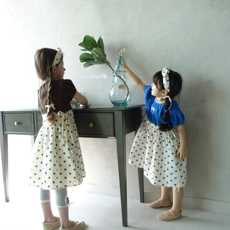 Jm Snail - Korean Children Fashion - #childofig - Satorini Dot One-Piece - 5