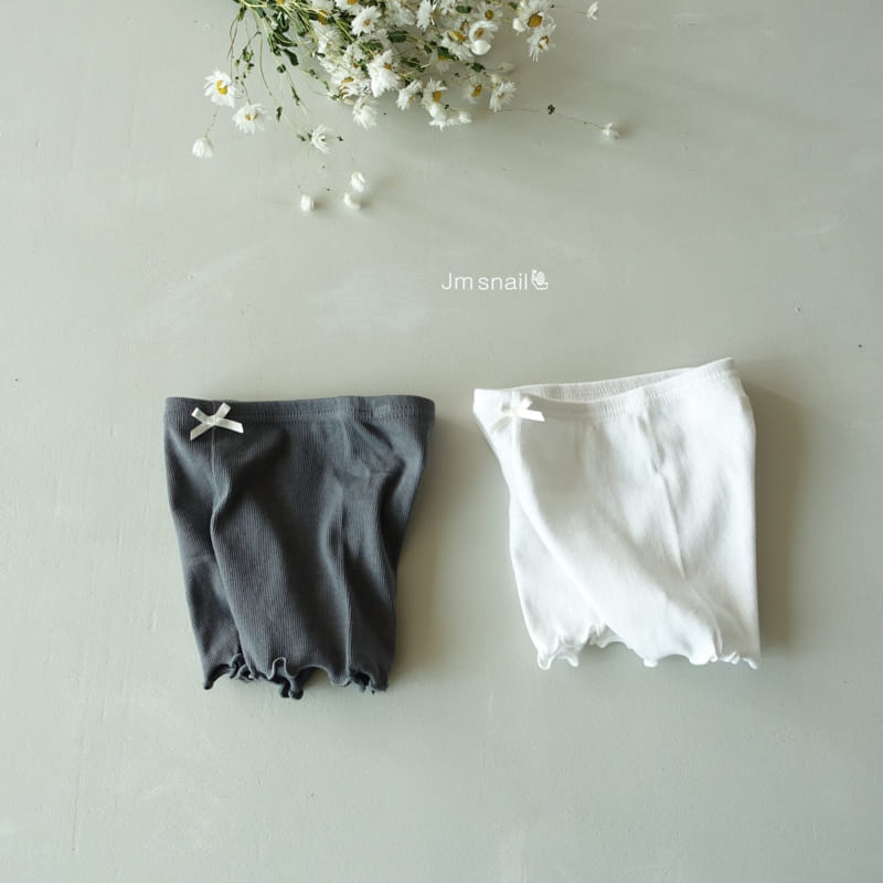 Jm Snail - Korean Children Fashion - #childofig - Rib Under Shorts - 4