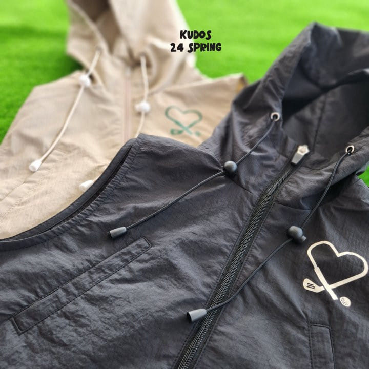 Kudos - Korean Children Fashion - #childofig - Love Golf Hoody Zip Up