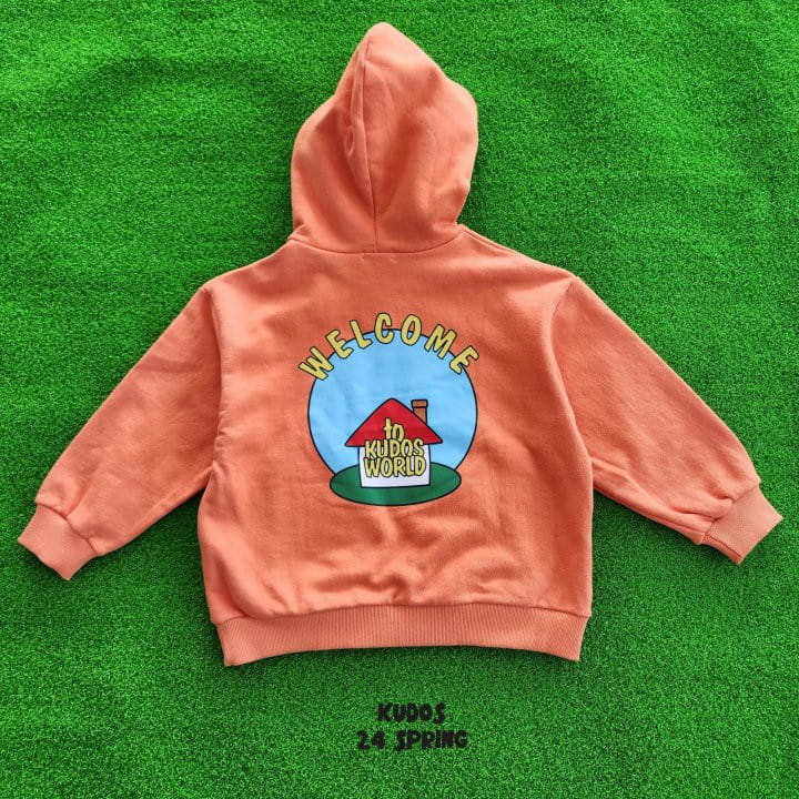 Kudos - Korean Children Fashion - #childofig - World Hoody Sweat Shirt - 11