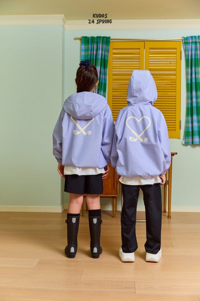 Kudos - Korean Children Fashion - #kidsshorts - Love Golf Hoody Anorak - 5