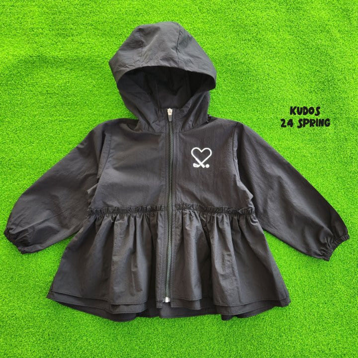 Kudos - Korean Children Fashion - #kidsstore - Love Golf Shirring Jacket - 8
