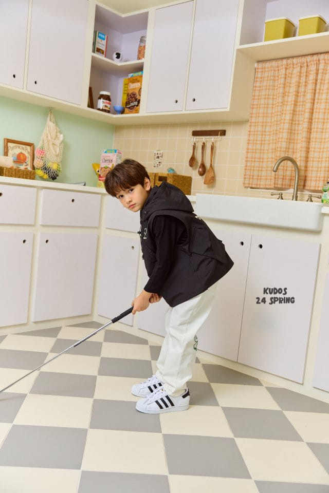 Kudos - Korean Children Fashion - #kidzfashiontrend - Love Golf Hoody Zip Up - 8