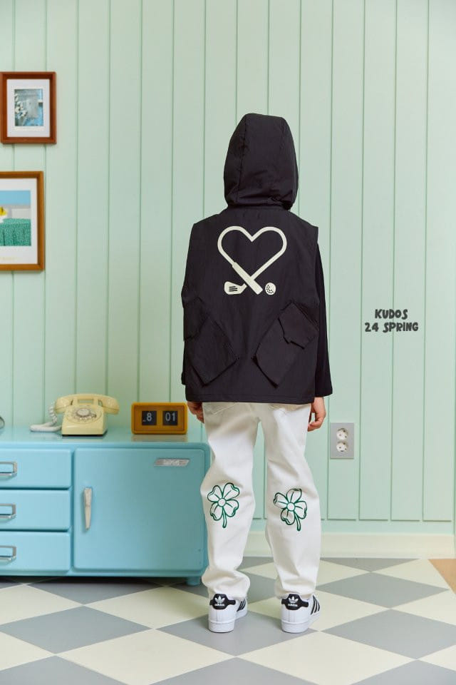 Kudos - Korean Children Fashion - #magicofchildhood - Love Golf Hoody Zip Up - 11