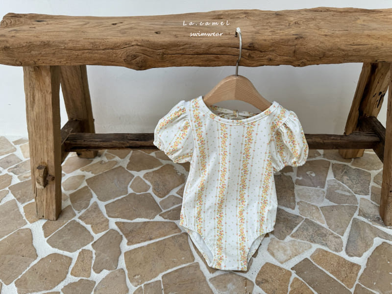 La Camel - Korean Baby Fashion - #babyfashion - Zeze Swim Suit