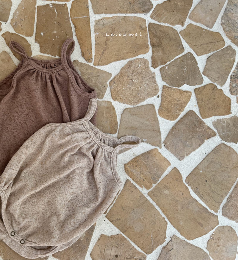 La Camel - Korean Baby Fashion - #babygirlfashion - Woody Body Suit - 4