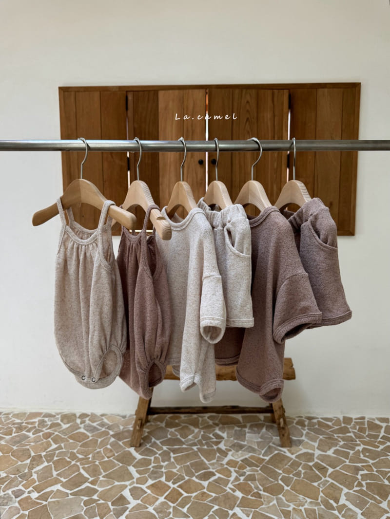La Camel - Korean Baby Fashion - #babyoninstagram - Woody Body Suit - 5