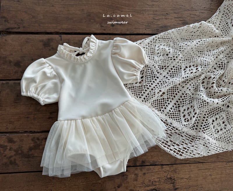 La Camel - Korean Baby Fashion - #smilingbaby - Ballet Swim Suit