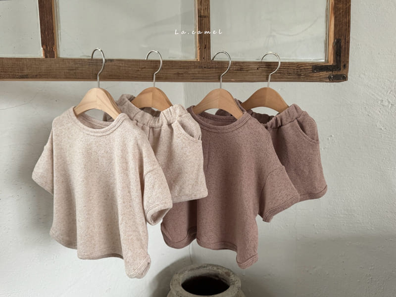 La Camel - Korean Children Fashion - #discoveringself - Woody Top Bottom Set