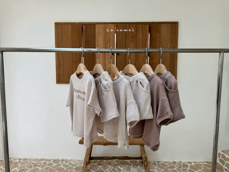La Camel - Korean Children Fashion - #magicofchildhood - Woody Top Bottom Set - 8