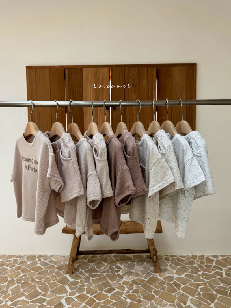 La Camel - Korean Children Fashion - #minifashionista - Woody Top Bottom Set - 9