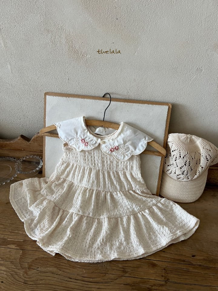 Lala - Korean Baby Fashion - #babyboutique - Embroidery Flower Cape - 7