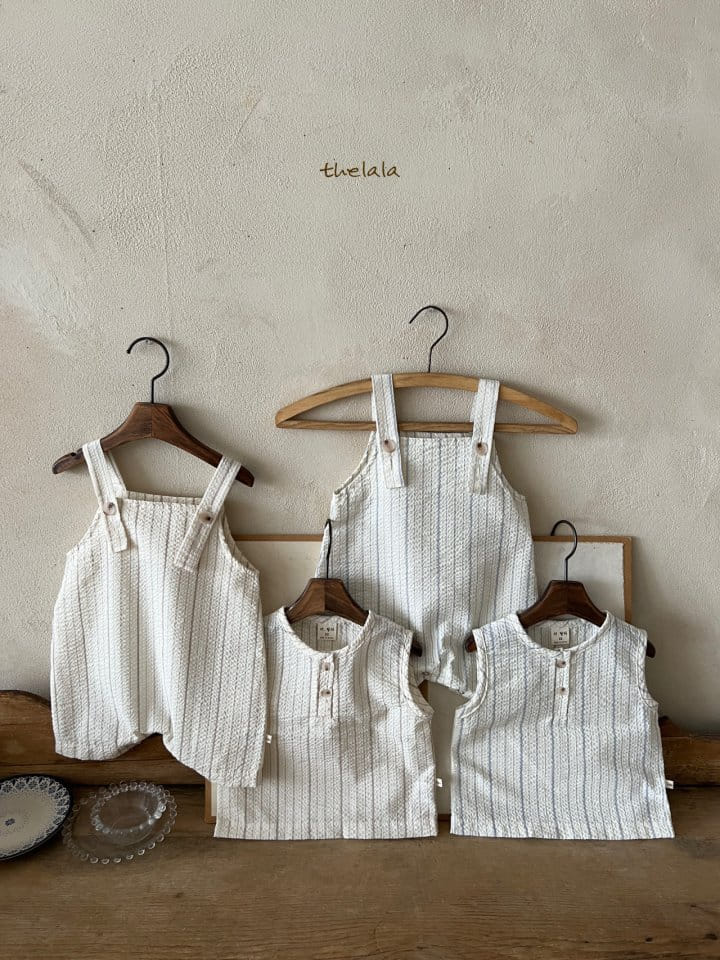 Lala - Korean Baby Fashion - #babyboutiqueclothing - Jerry Dungarees Body Suit - 2