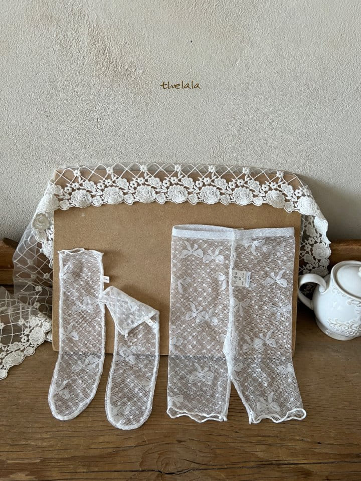 Lala - Korean Baby Fashion - #babyoninstagram - Ribbon Knee Socks - 2