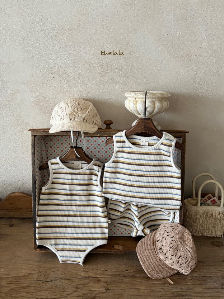 Lala - Korean Children Fashion - #designkidswear - Poby Top Bottom Set - 6