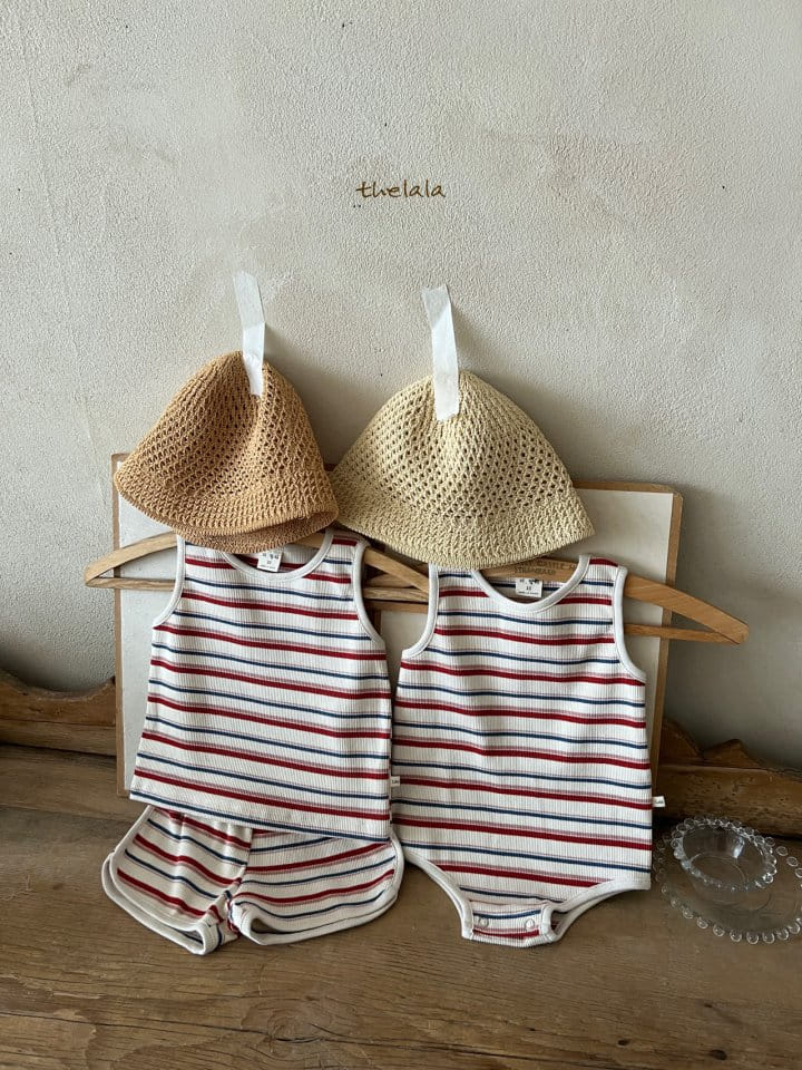 Lala - Korean Children Fashion - #discoveringself - Poby Top Bottom Set - 7