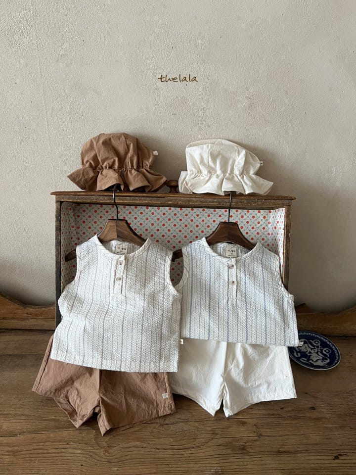 Lala - Korean Children Fashion - #discoveringself - Jerry Sleeveless Tee - 3