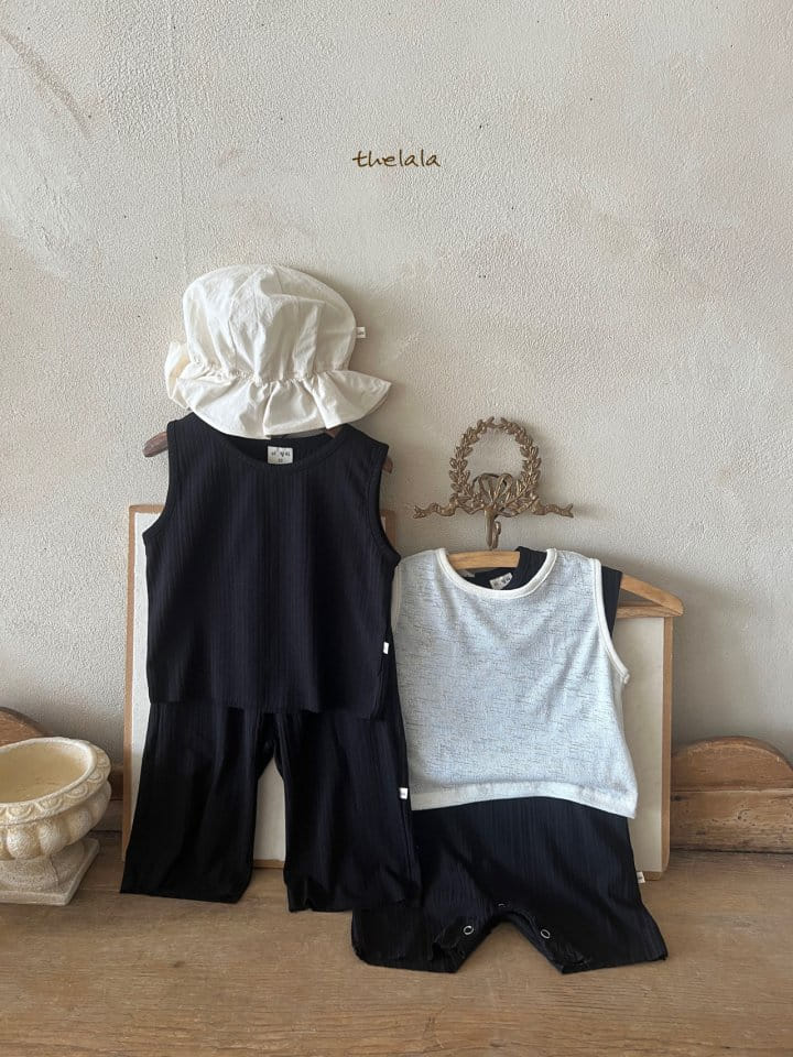 Lala - Korean Children Fashion - #kidsshorts - Pleats Top Bottom Set - 7