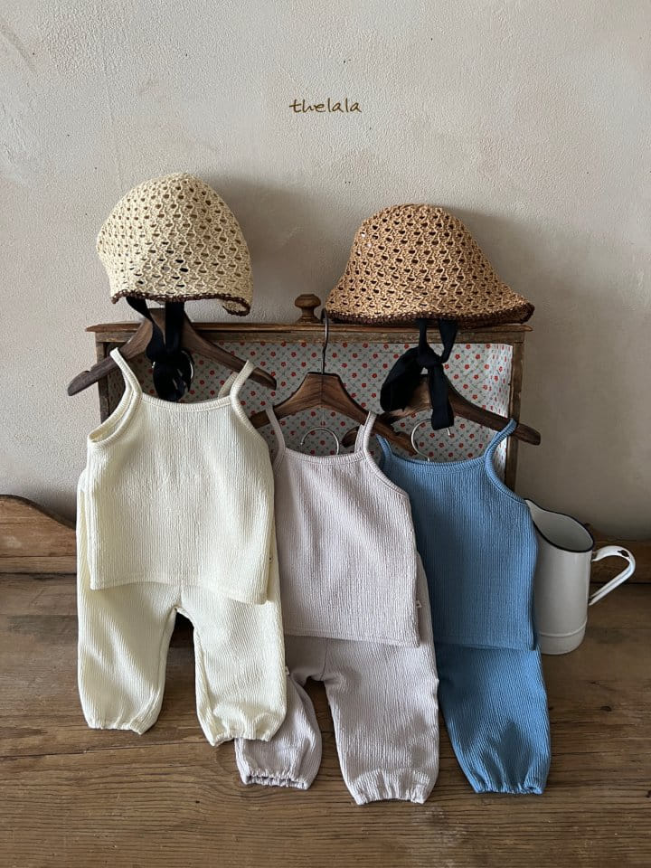 Lala - Korean Children Fashion - #minifashionista - Ocean Top Bottom Set