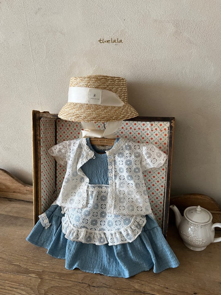 Lala - Korean Children Fashion - #stylishchildhood - Square Flower Cardigan - 3