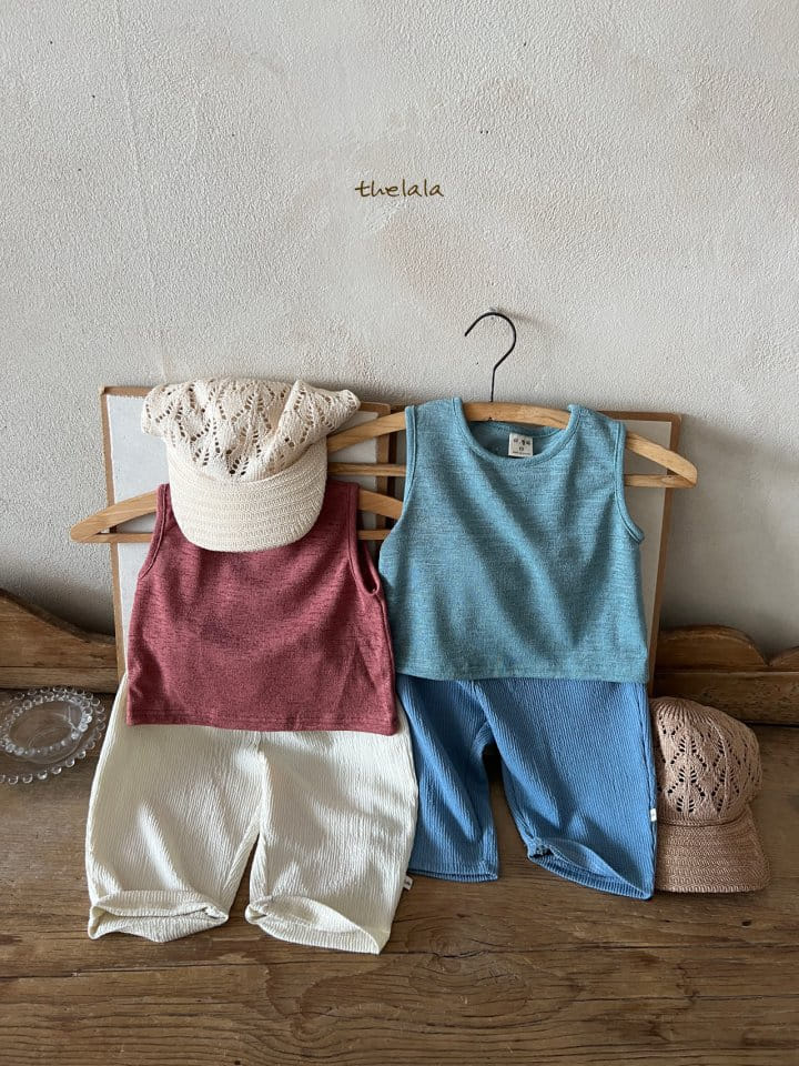 Lala - Korean Children Fashion - #todddlerfashion - Hoy Sleeveless Tee - 6