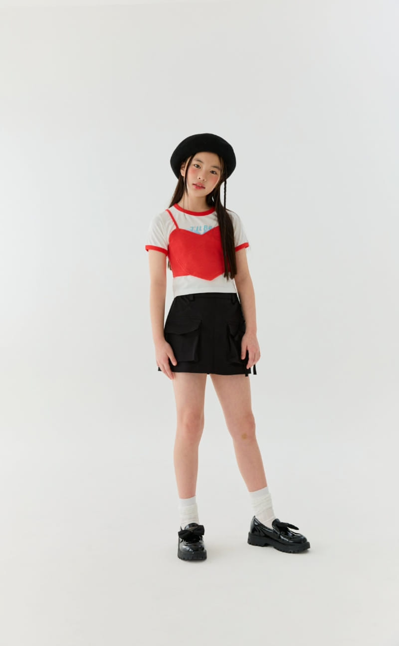 Lilas - Korean Children Fashion - #childofig - Heart Bustier - 4