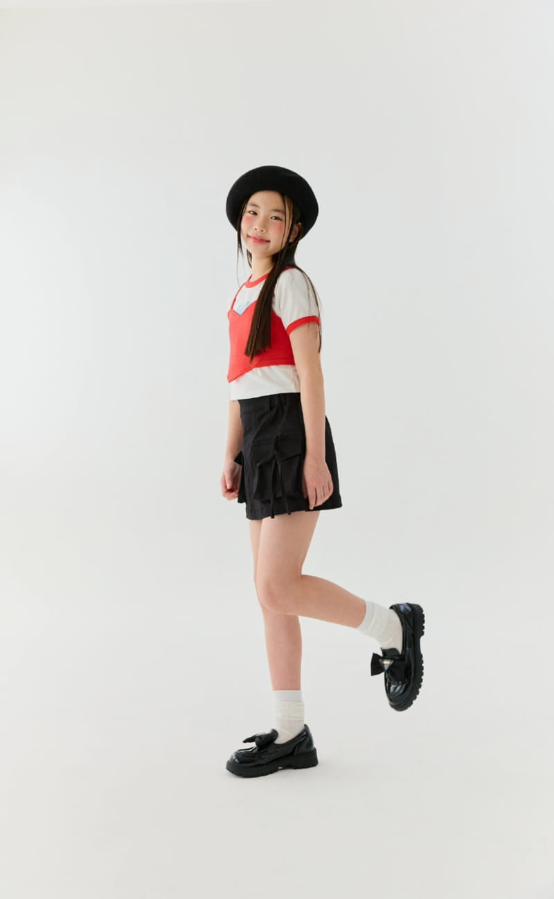 Lilas - Korean Children Fashion - #childrensboutique - Heart Bustier - 5