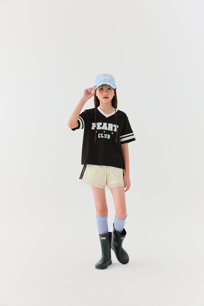 Lilas - Korean Children Fashion - #childrensboutique - Five V Neck Tee