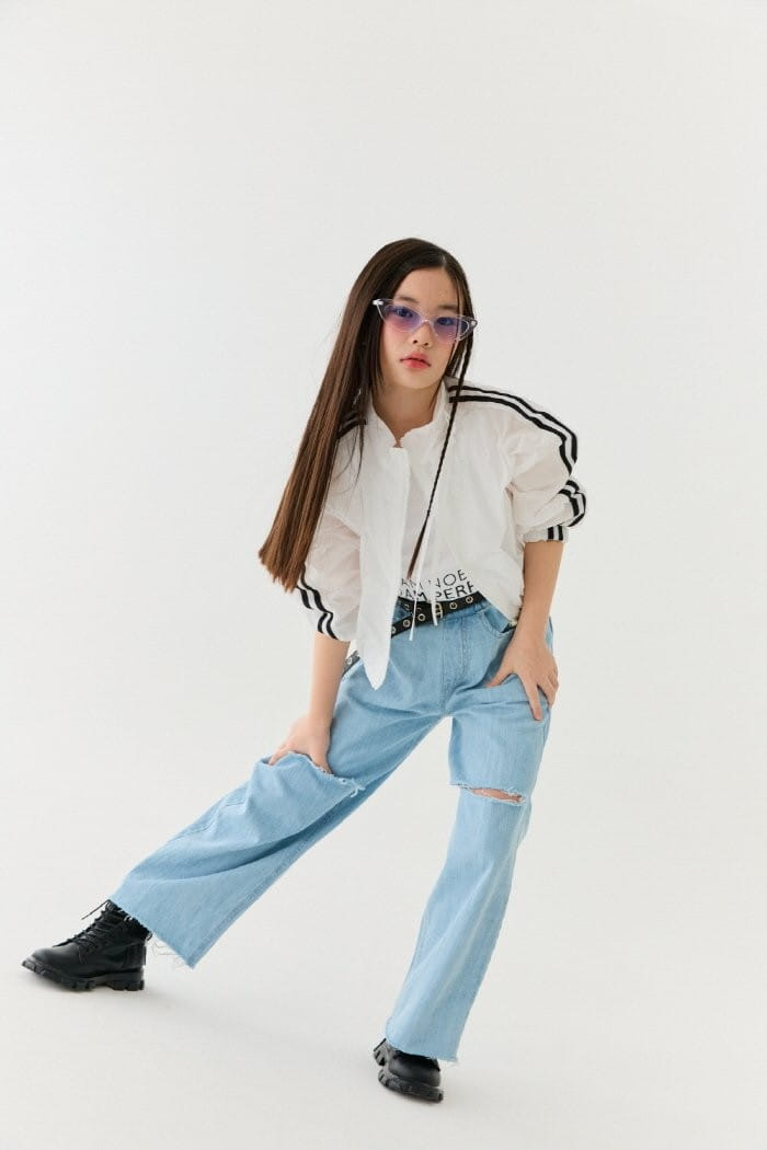 Lilas - Korean Children Fashion - #littlefashionista - Hot Denim Pants - 5