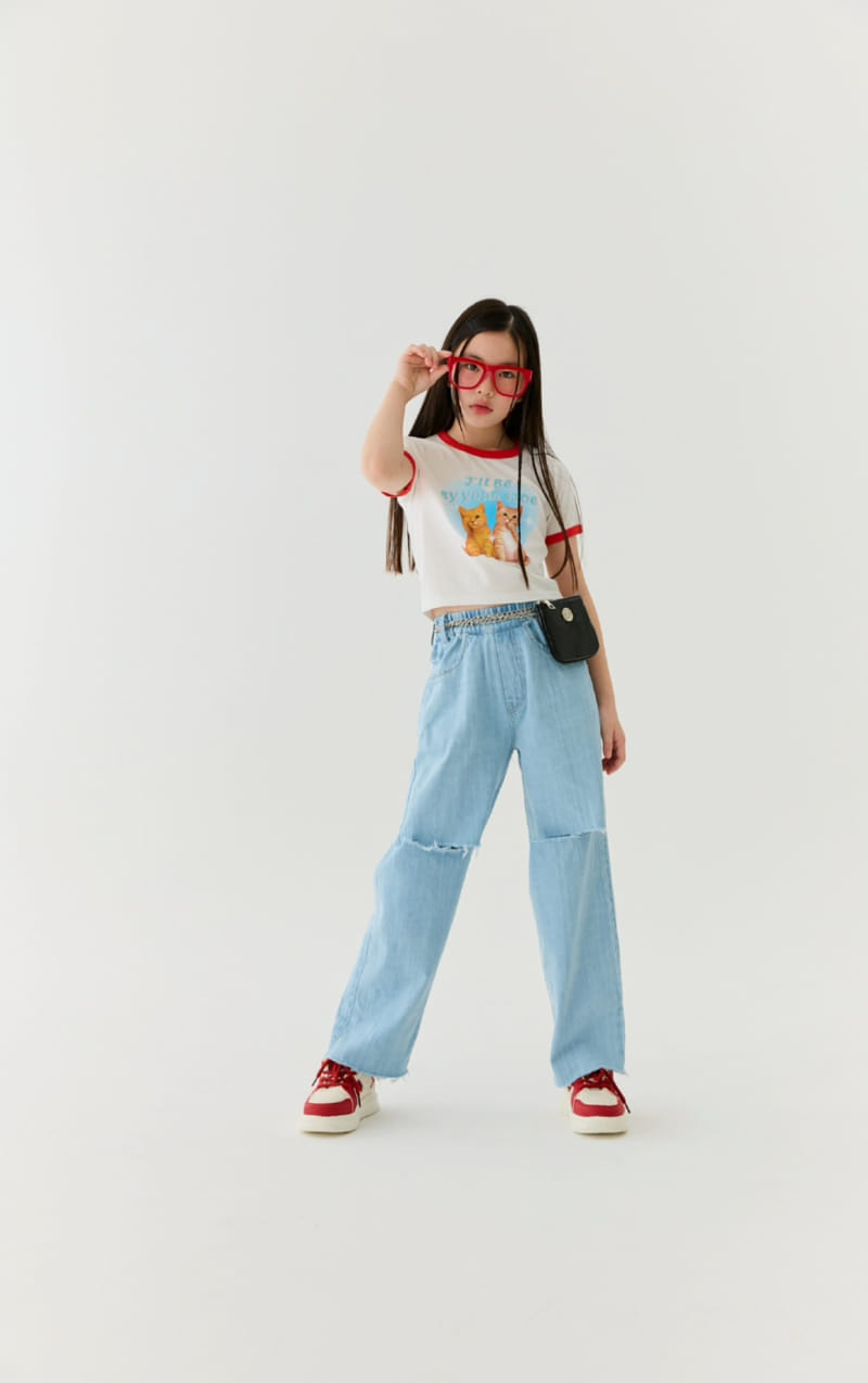 Lilas - Korean Children Fashion - #magicofchildhood - Duet Cat Tee - 5